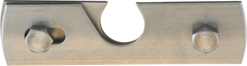 Schneefanglaschen 1/2"-1" 405 verstellbar - Cr-Ni Spenglereihalbfabrikate