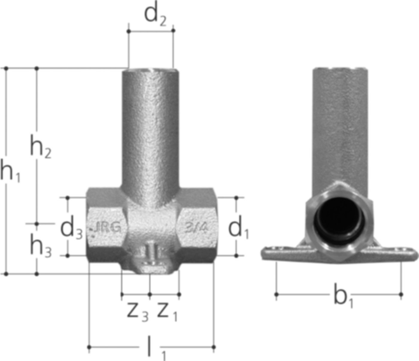 T-Stücke +GF+ JRG Sanipex
