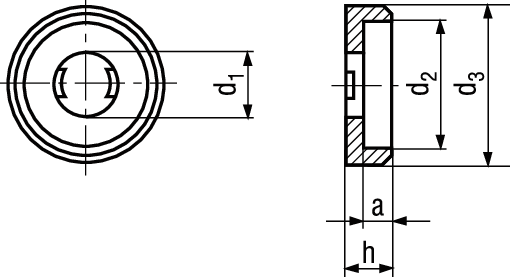 Schraubenrosetten Polyamid schwarz BN5386 M4 - Bossard Schrauben
