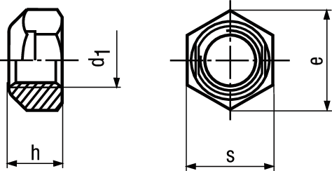 Sich-Mu Ganzmetall St 8 vzb BN169 DIN980 V M 18 - Bossard Schrauben