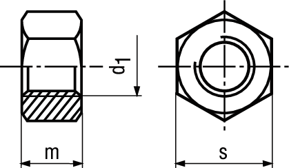 6-kt Mu ~1d St 6 vzb BN131 M 42 - Bossard Schrauben
