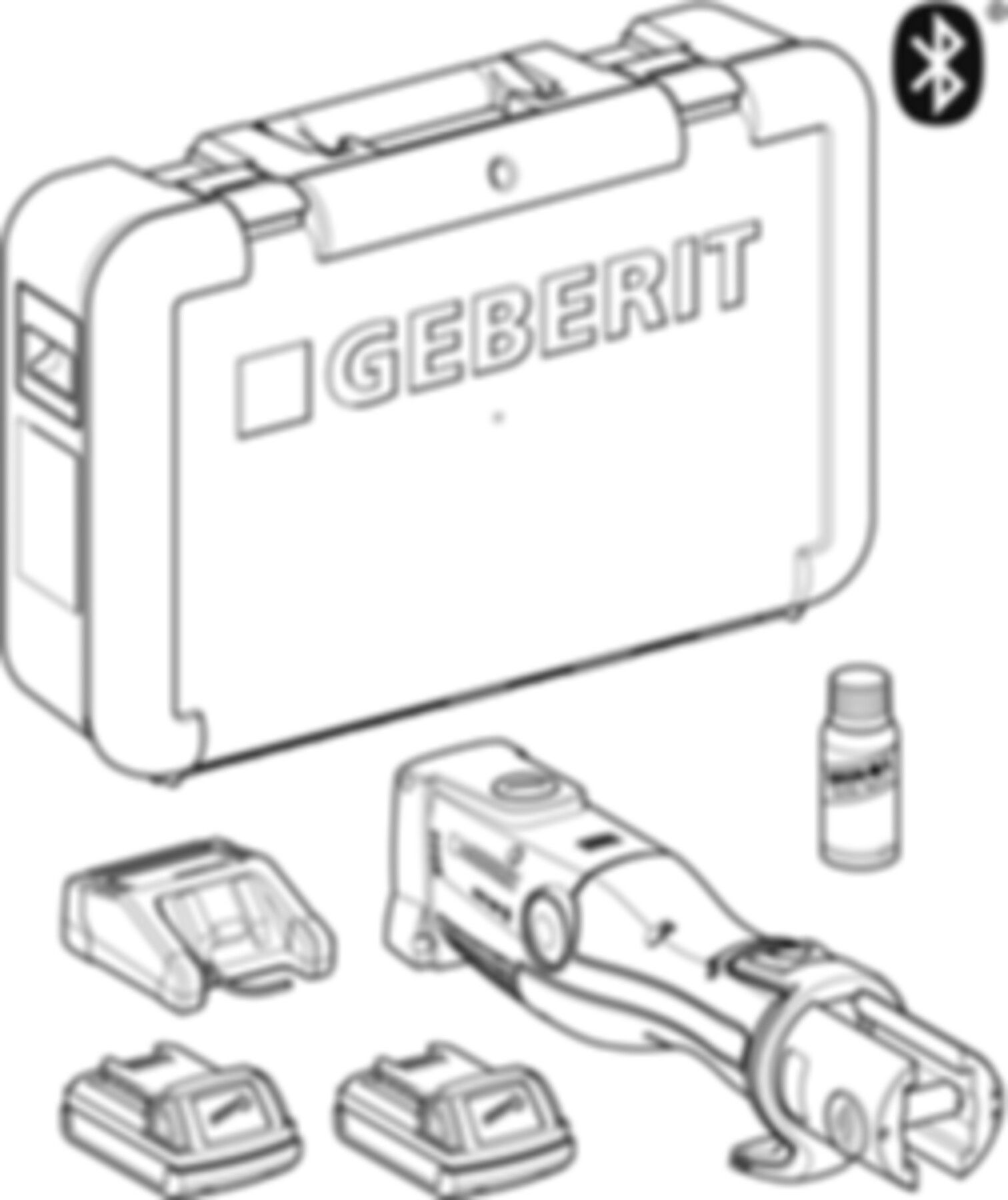 Presswerkzeug ACO 203plus [2] 691.218.P1.2 im Koffer, Akkubetrieb, für Mepla/Mapress - Mapress-Werkzeuge und Zubehör