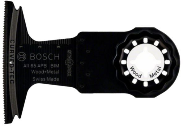 Tauchsägeblatt AII 65 APB Holz + Metall 65/40mm, BIM, Starlock, Pk à 5, 2608661907 - Bosch Maschinenzubehör