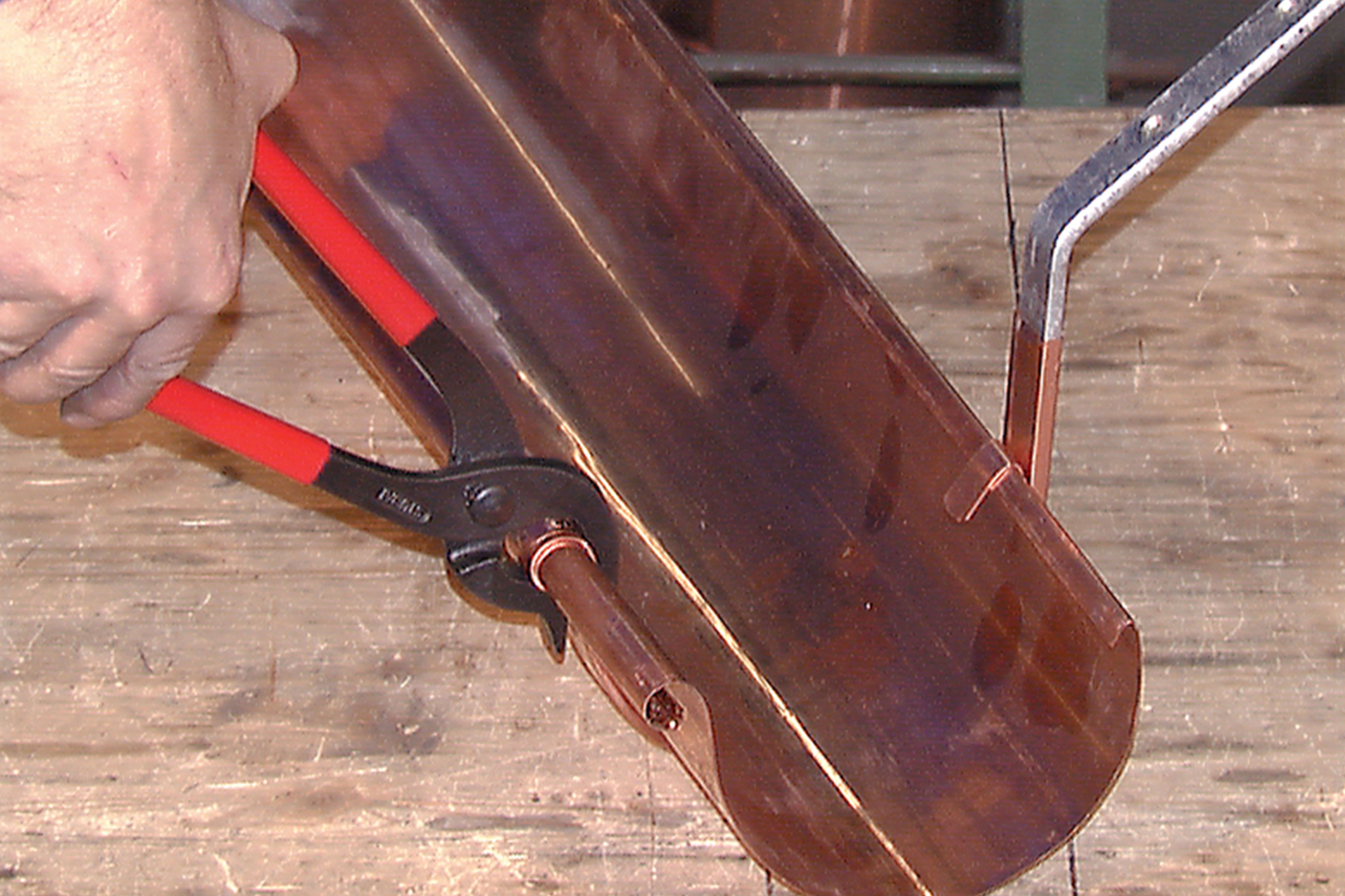 STUBAI Dachrinnenzange, 305 mm L= 305 mm, Org.Nr.282701 - Spenglerwerkzeuge