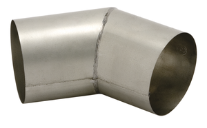 Ablaufrohrwinkel 45° 100 mm 222 ************************************** - Uginox Spenglereihalbfabrikate