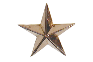 Stern für Rinnen- + Fassadenkasten zum Auflöten - Kupfer Spenglereihalbfabrikate