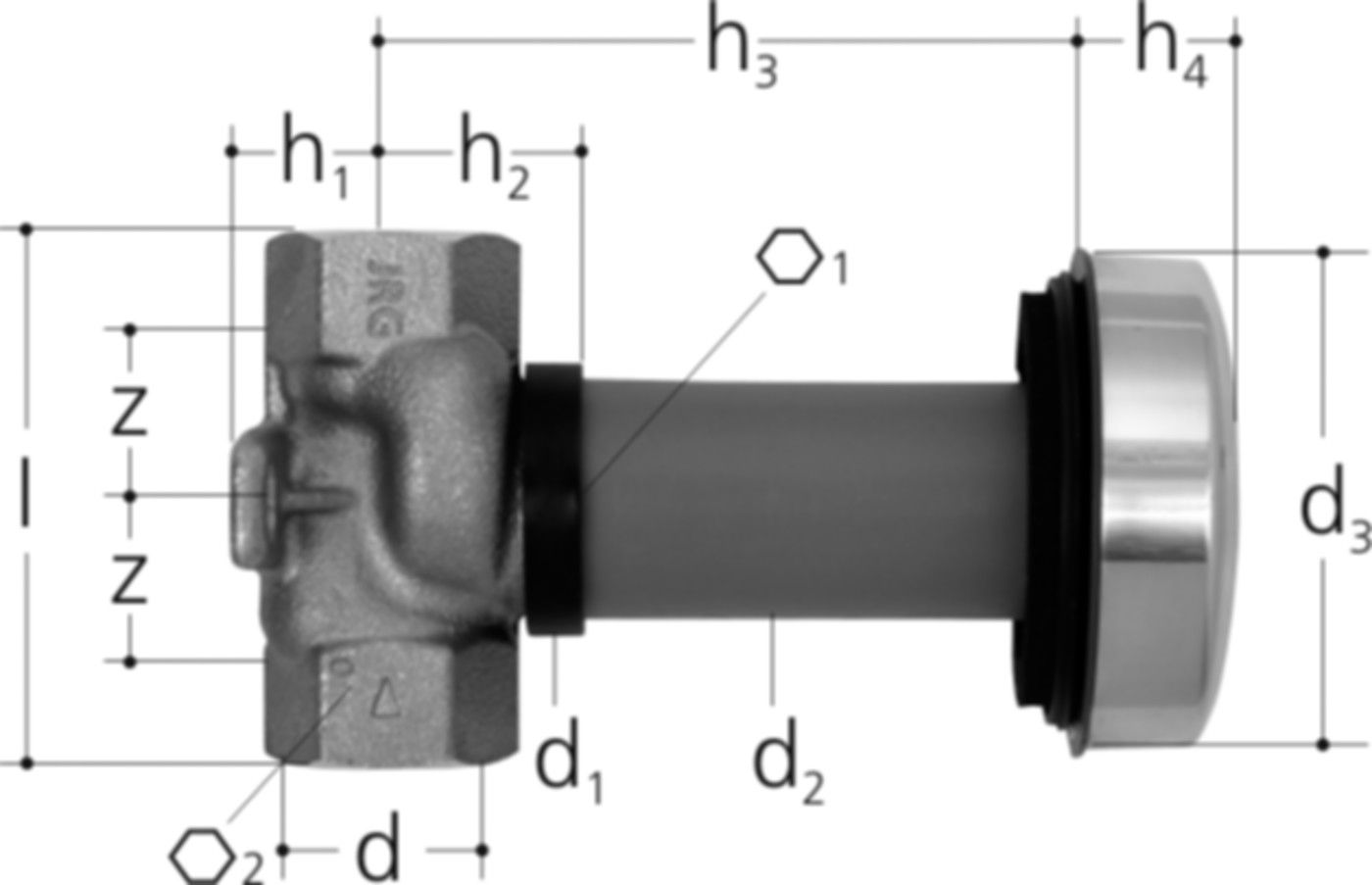 UP Geradsitzventile +GF+ JRG LegioStop
