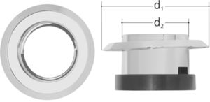 Blindrosetten +GF+ JRG Sanipex