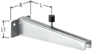 Konsole für die Abstützung des Y-Flansch verstellbar 147-297mm 19092.06 - Nussbaum Armaturen Handelsartikel