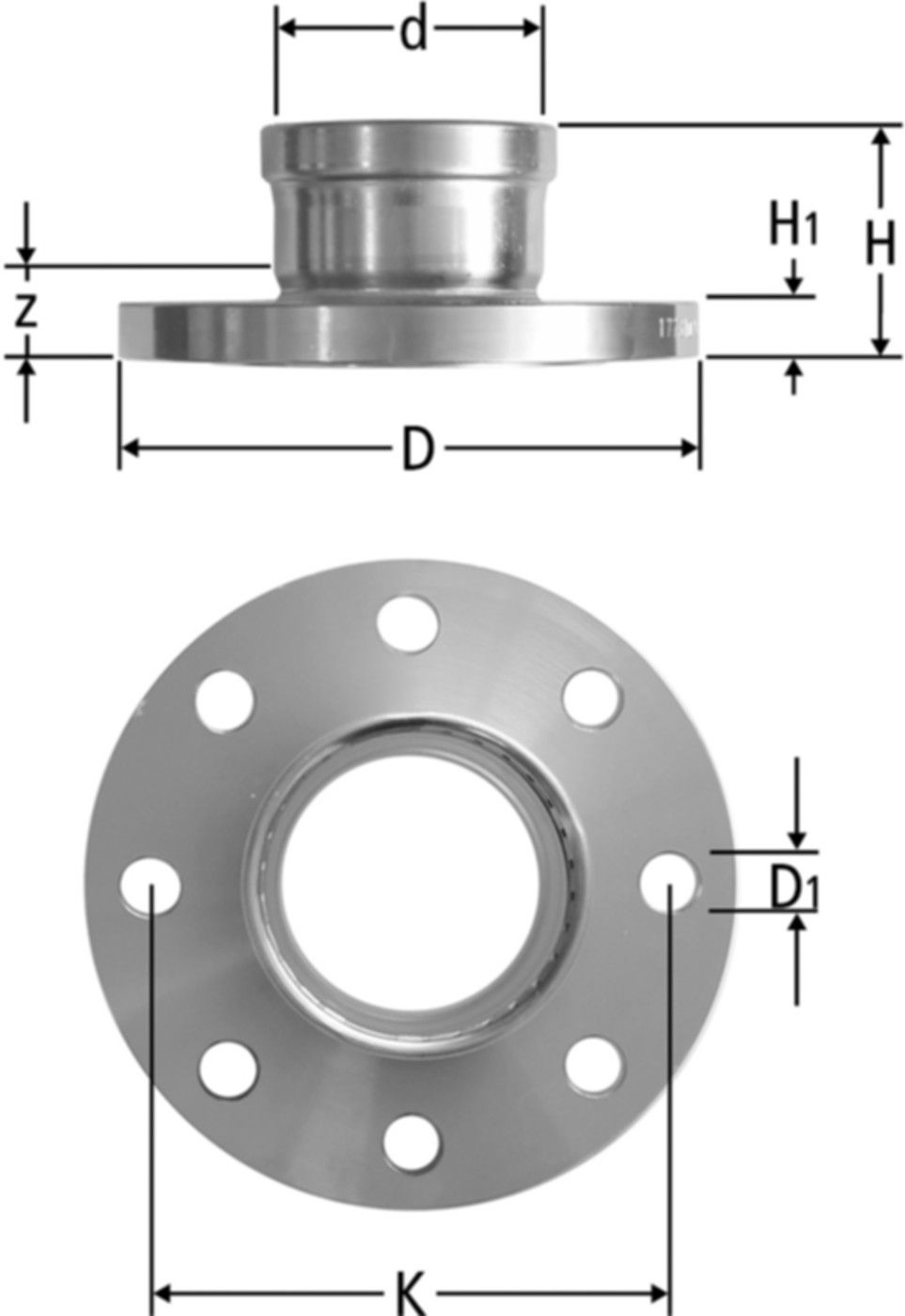 Flanschübergänge NUSSBAUM Optipress-Therm