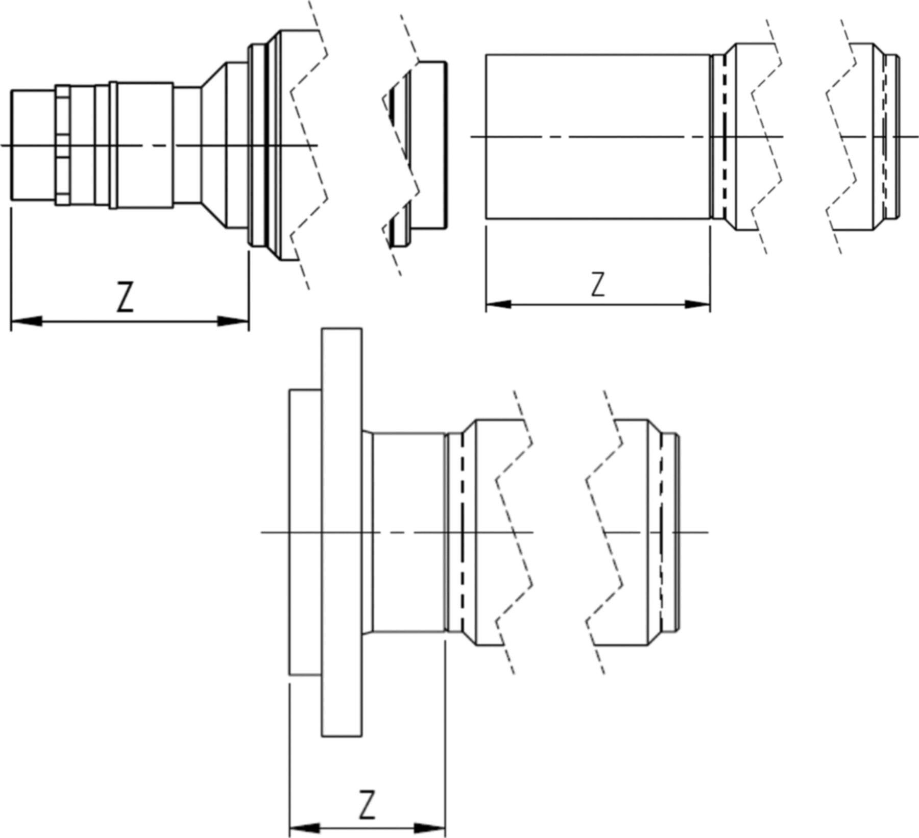 Hauptabgänge Y HakaGerodur