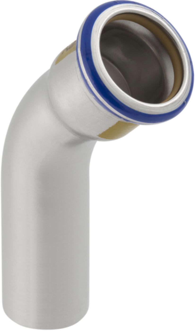 Bogen 45° m/Steckende 28mm 34024 - Mapress-Gas-Formstücke