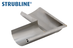 Gehrschildwinkel rechts 250 mm 145 "Strubline" - MattpluS Spenglereihalbfabrikate