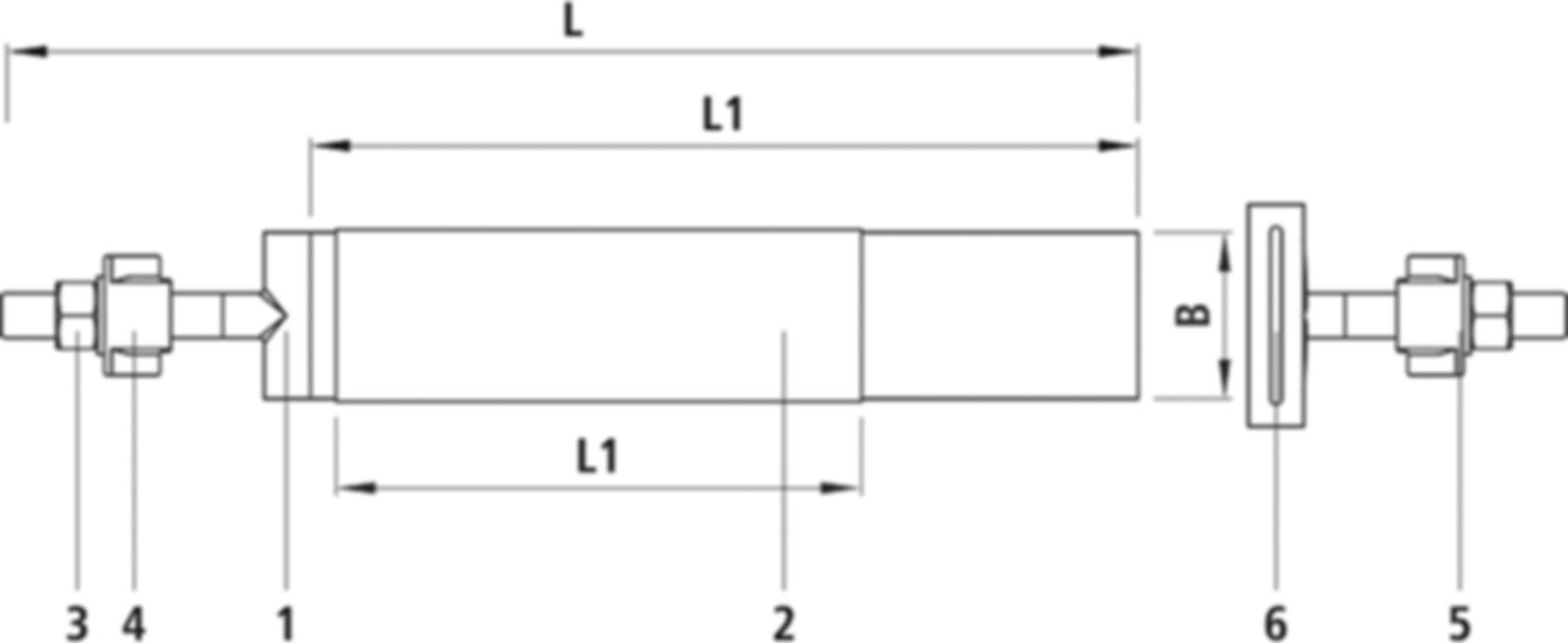 Haltebügel INOX kürzbar, ohne Erdung  3115 ohne Satteldichtung, DN 300-400 - Hawle Hausanschluss- und Anbohrarmaturen