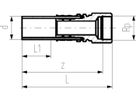 COOL-FIT Übergang mit IG 40x11/4" PE / Edelstahl 738 944 009 - GF COOL-FIT 2.0
