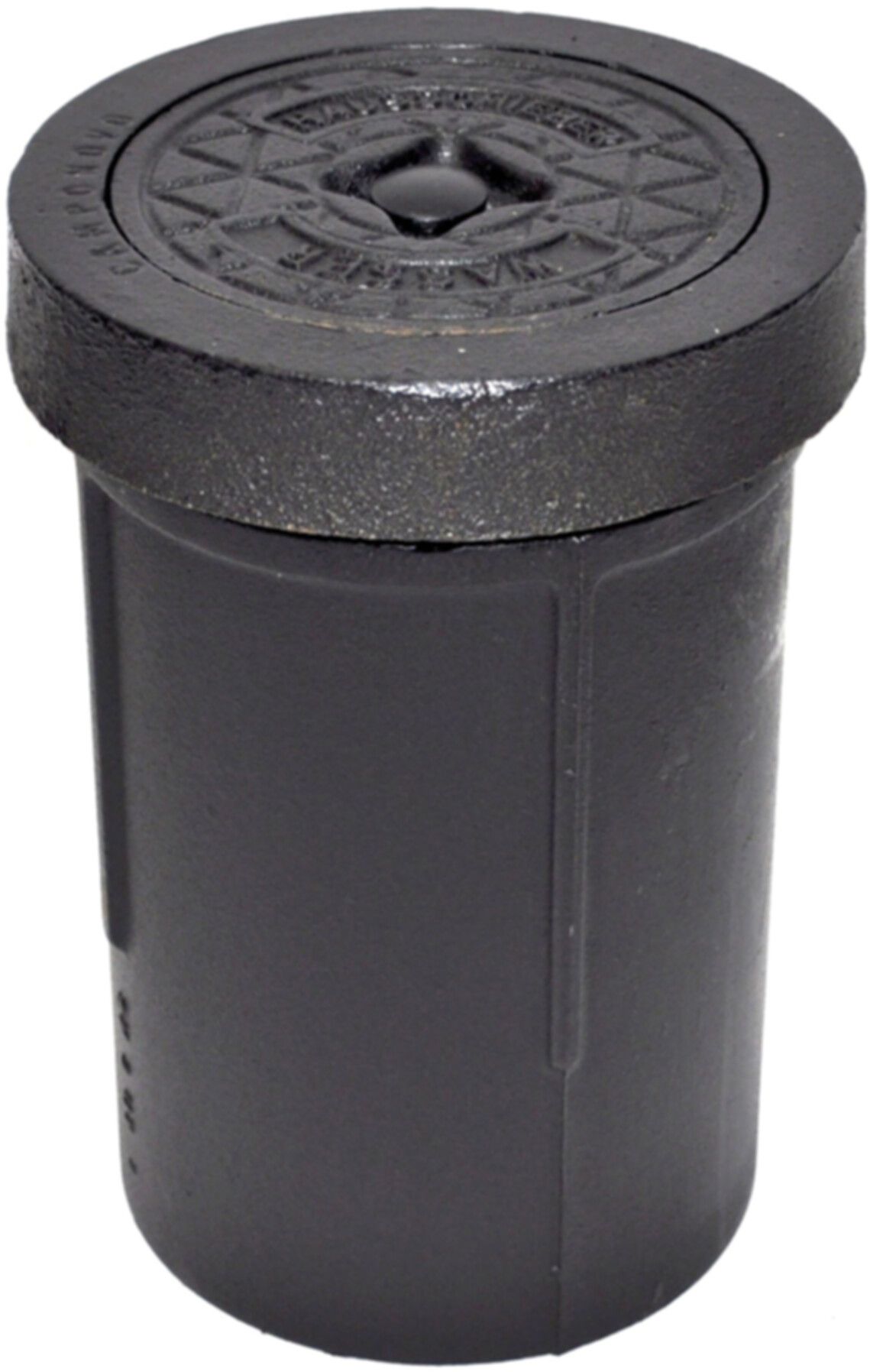 Novo rund, Wasser Typ Köniz  Modell 2000 Gr.2R ohne Kette     Deckel Ø 158 mm  verlängert - Camponovo Strassenkappe, verstellbar