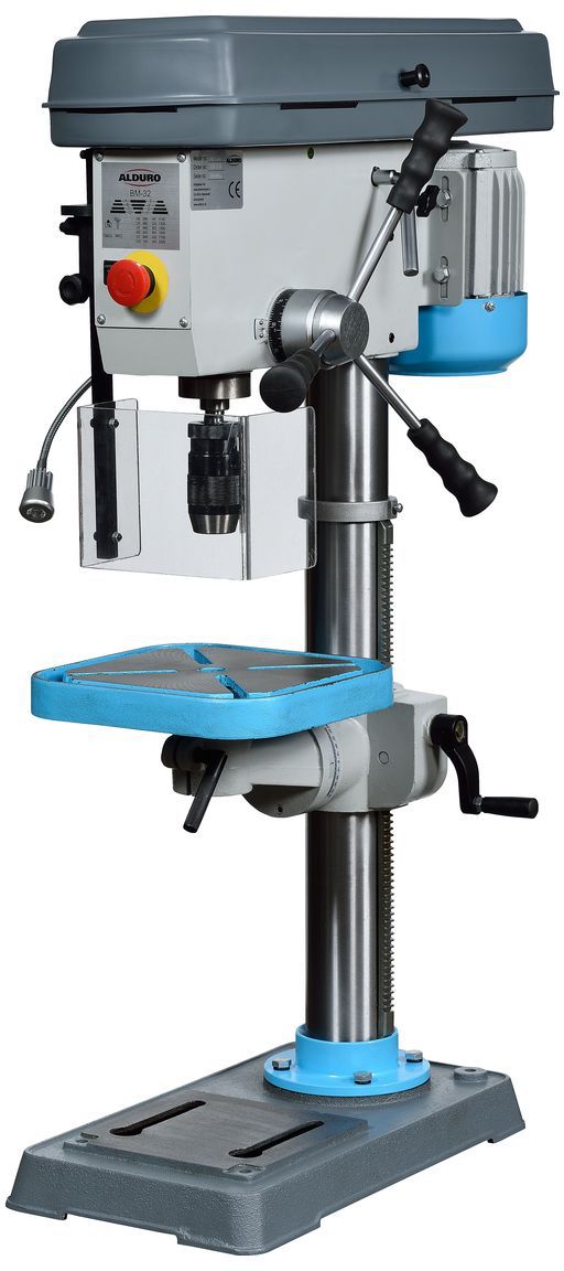 ALDURO Tischbohrmaschine, BM-32 400V, 0.55kW , MK2, 12-tourig - Bohren