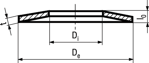 Tellerfedern Reihe A Federstahl BN804 DIN2093A 25/12,2/1,5 - Bossard Schrauben