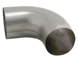 Ablaufrohrbogen gezogen 85° 60 mm 214 "Strubline" - Cr-Ni Spenglereihalbfabrikate