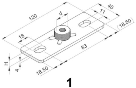 Grundplatten verzinkt