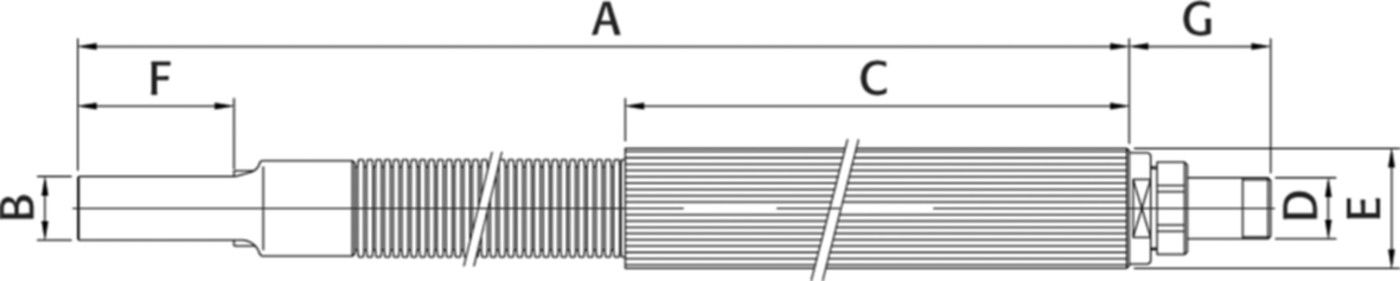 RMA Hauseinführung für Wasser PN 16 Typ HEW-S/PE-Flex d 63mm - 2" AG - Wild Gebäudeeinführung