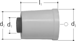 Schutz- und Abpressstopfen +GF+ JRG Sanipex