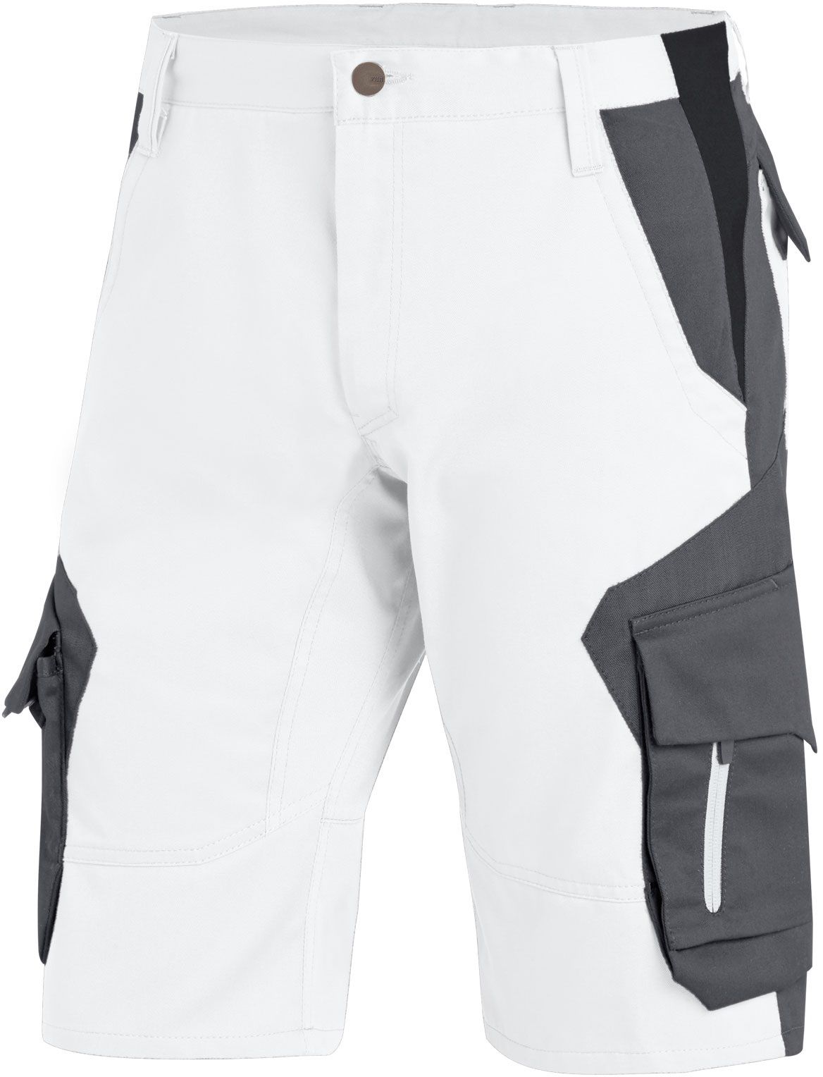 FHB WULF Bermuda weiss-anthrazit Gr. 42 - Textilien