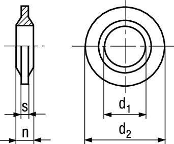 Sich- u Dichtringe Polyamid weiss BN1081 M8/8,1 - Bossard Schrauben