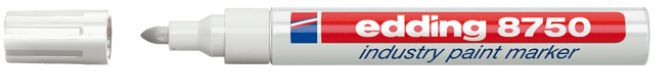 EDDING 8750, Industrielackmarker Rot, Schriftbreite 2.0-4.0mm - Auszeichnen