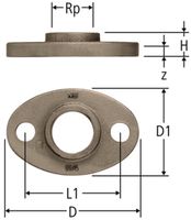 Wassermesser-Flansche NUSSBAUM Optifitt-Serra