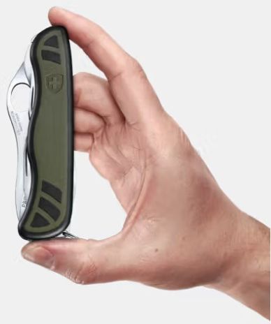 VICTORINOX Soldatenmesser Soldier 08, grün/schwarz, 0.8461.MWCH - Heften, Schneiden