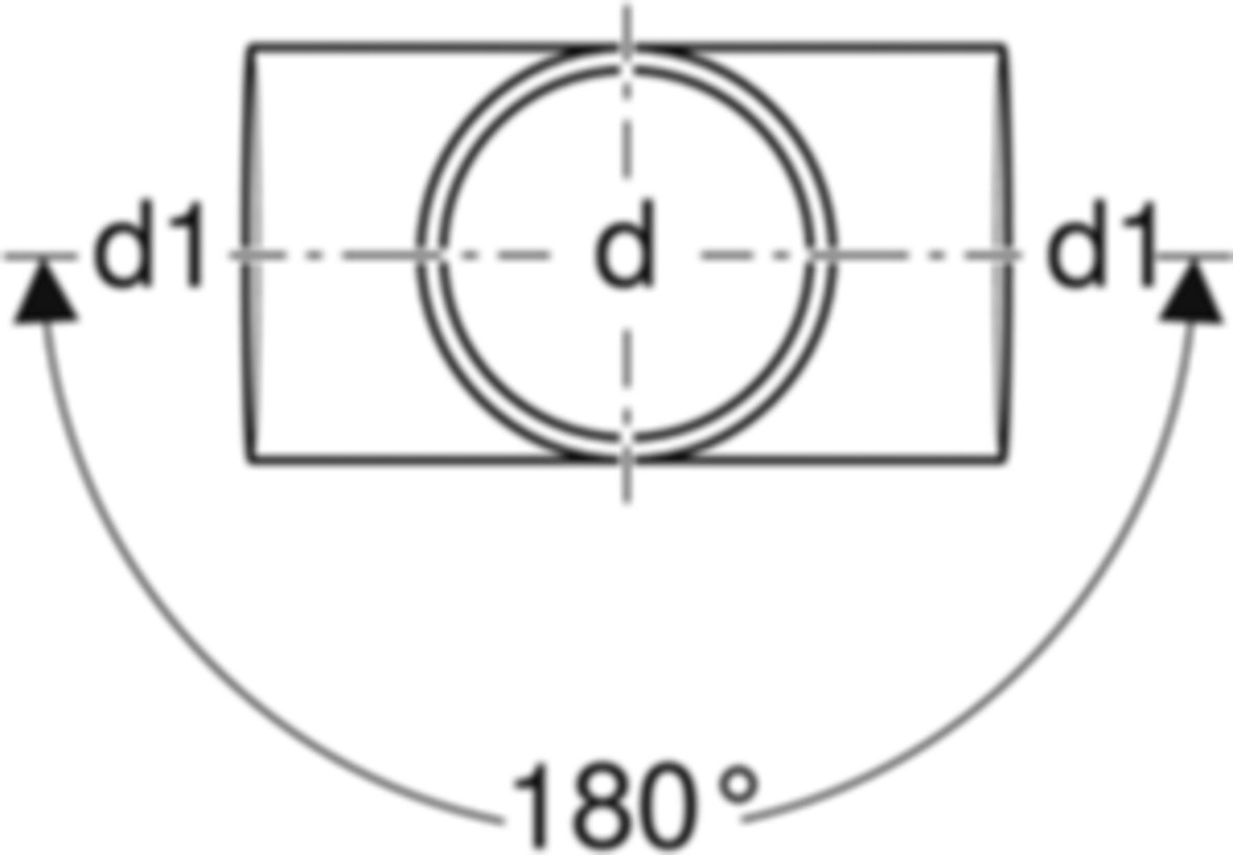 Bogenabzweig zweifach 88,5°/180° 110/110mm 310.102.14.1 - Geberit-PE-Silent-Formstücke