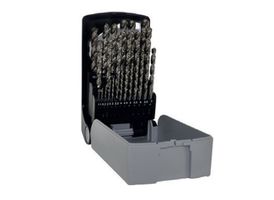 TIVOLY Spiralbohrer-Satz, INOX, Typ 181 Ø 1.0-10.0x0.5mm, 19-tlg., 21020000 - Bohren