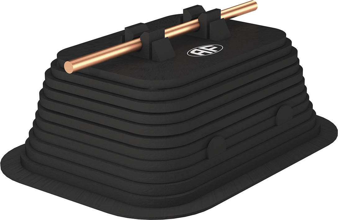 Dachleitungsstützen f/Flachdach PVC 6-8 AF 226.017.005 / FL 70 - AF Blitzschutzprogramm