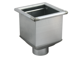 Rinnenkasten o/Stern 180/ 75 mm 156 Wulst 4-seitig "Piccolo" - Zink Spenglereihalbfabrikate