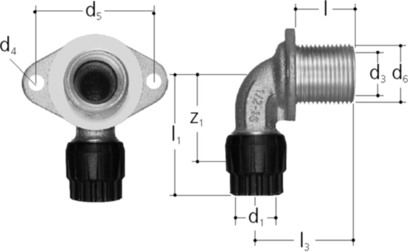 Wanddurchführungen +GF+ JRG Sanipex MT