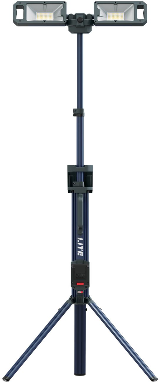 Tower Lite CAS ohne Akku Flutlichtstrahler 5000 Lumen + integriertem Stativ - Lampen, Leuchten