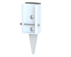 HB Paar Spitzen aufsteckbar für gerade Traverse, Profil 85 - Garten