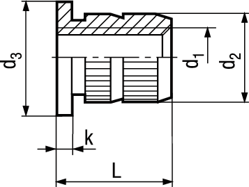 Einschlagmuttern Rampa® TS St vzb BN241 M5 - Bossard Schrauben
