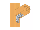 SIMPSON ABR90 Winkelverbinder mit Rippen 105x105x90x3mm, verzinkt - Holzverbinder