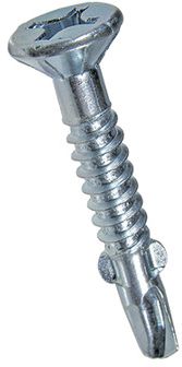 1005 Senk-Bohrschrauben mit Rippen und Flügel