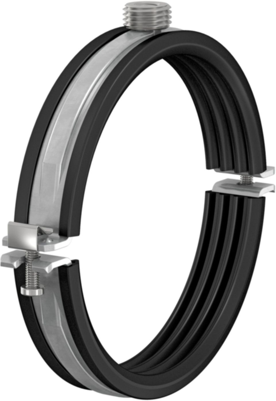 BSA-Combi mit Gummi, ohne Muffe 1/2"/M10 62 - 64 mm 51920 - Flamco-Rohrschellen