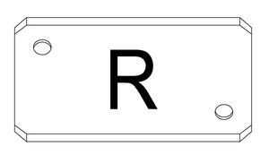 Auflagebleche schmale Ausführung R Ø 42.4 mm L 40 mm S235JR - INOXTECH-Handlauf-/Geländer-System