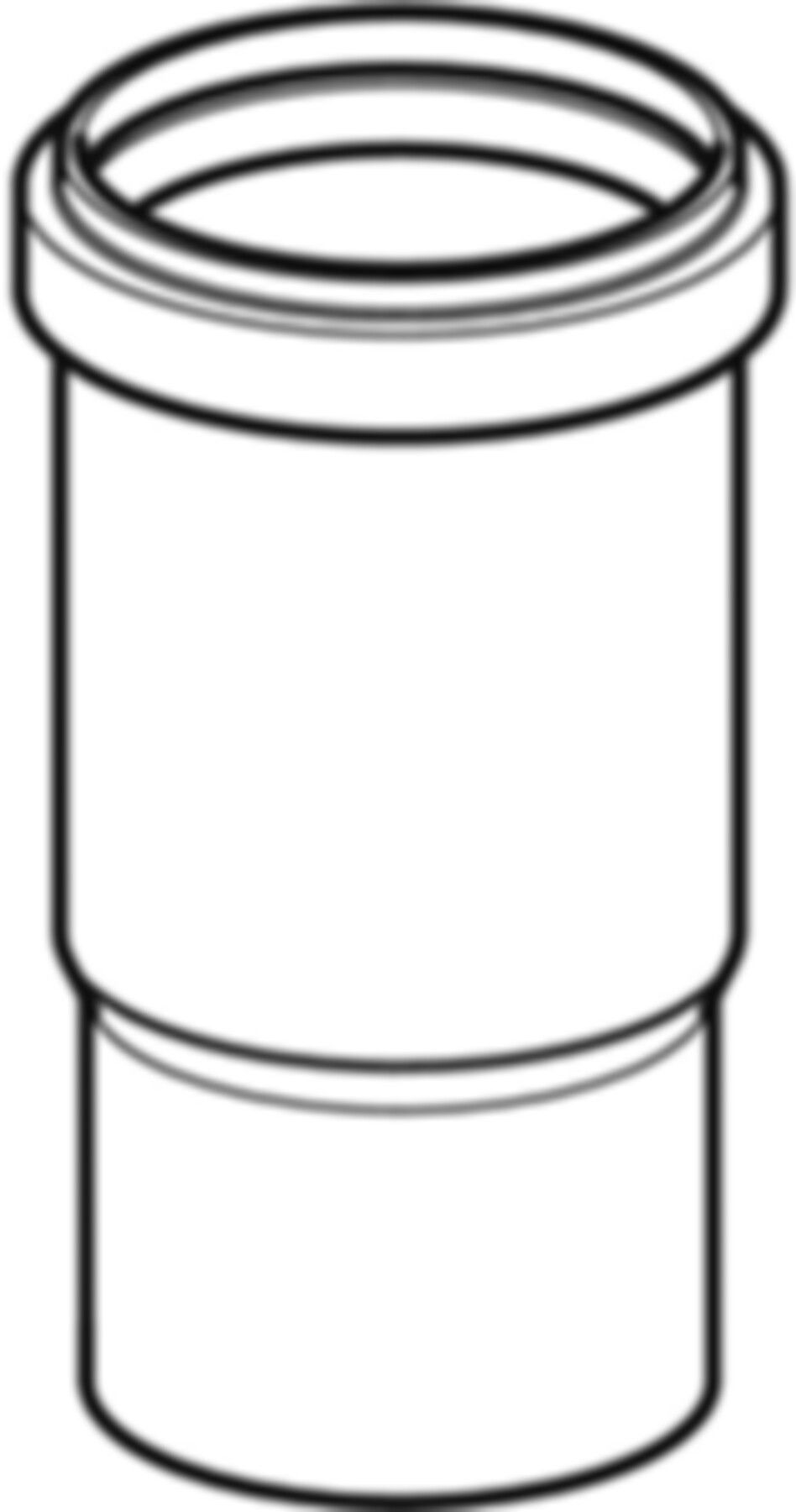 Langmuffe d 250mm 371.700.16.1 - Geberit-PE-Formstücke