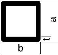 EN 10305-5, kaltgewalzt, geschweisst 15/15/1.5 mm - Vierkantrohre, E235, blank