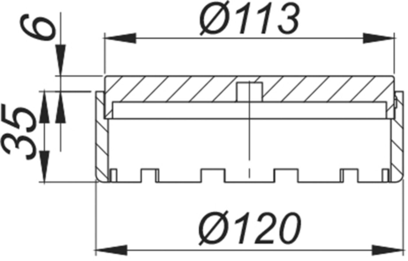 Flachrost SwissUnico 3-830180 zu Balkonablauf SwissUnico und Aufstockelement - SCHACO Entwässerungstechnik