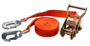 SPANSET Zurrgurte, 2tlg. mit Ratsche L=6m, B=35mm, 2000 daN, Karabinerhaken - Hebewerkzeuge