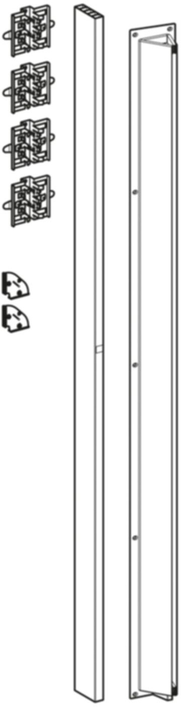 Element 461.796.00.1 für Duschtrennwand, für Walk-in Dusche - Geberit-GIS