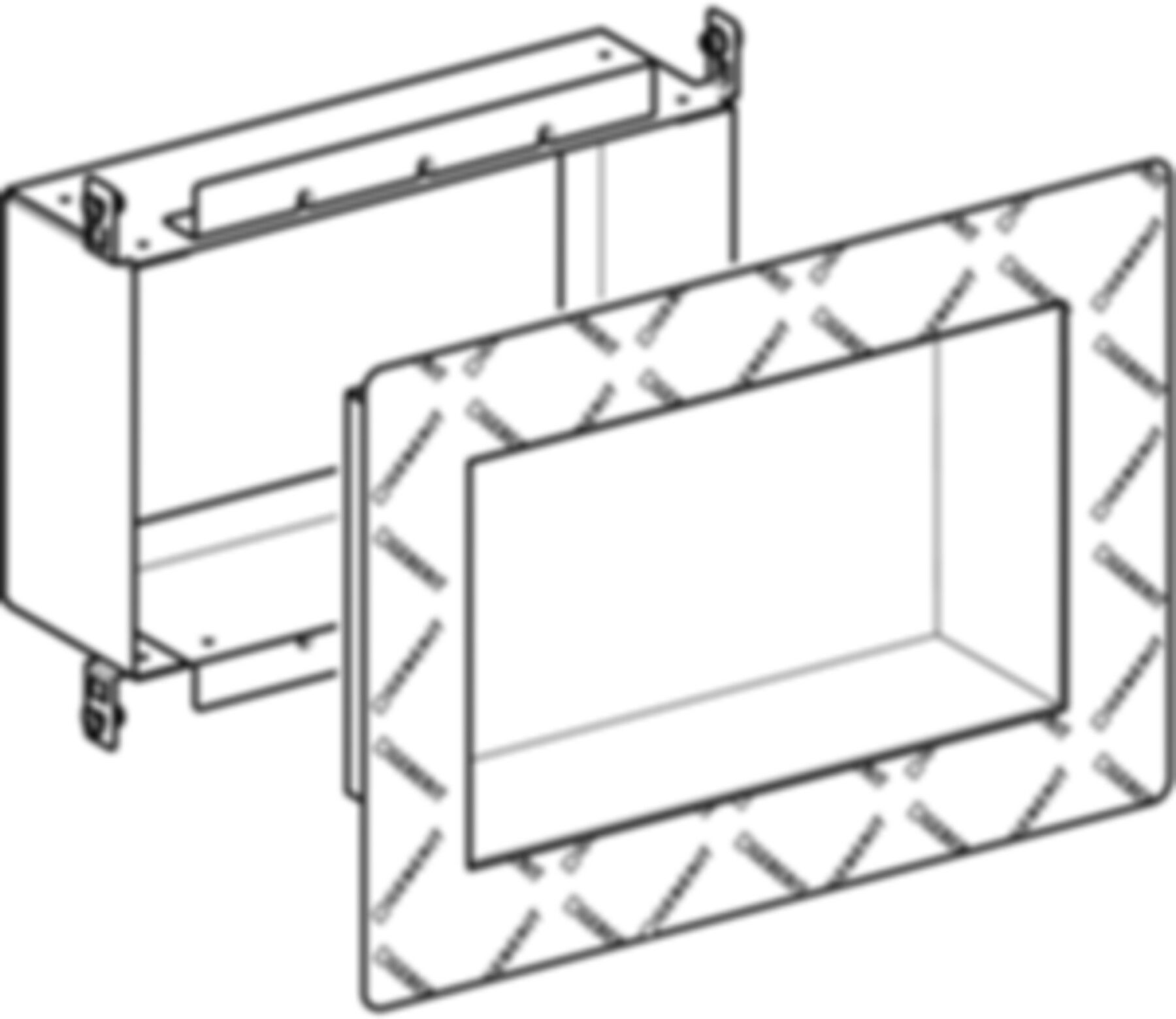 Nischenablagebox 461.794.00.1 plattenfähig - Geberit-GIS