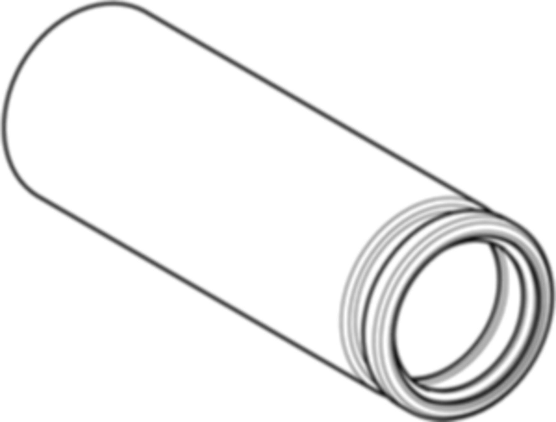 Wandklosett-Stutzen 367.887.16.1 d 110/ 90mm - Geberit-PE-Formstücke